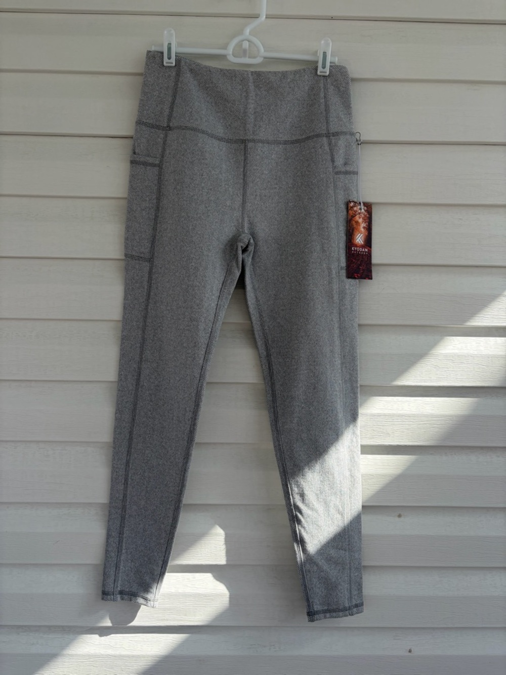 Kyodan Gray Leggings Athletic Activewear Yoga Workout Pants